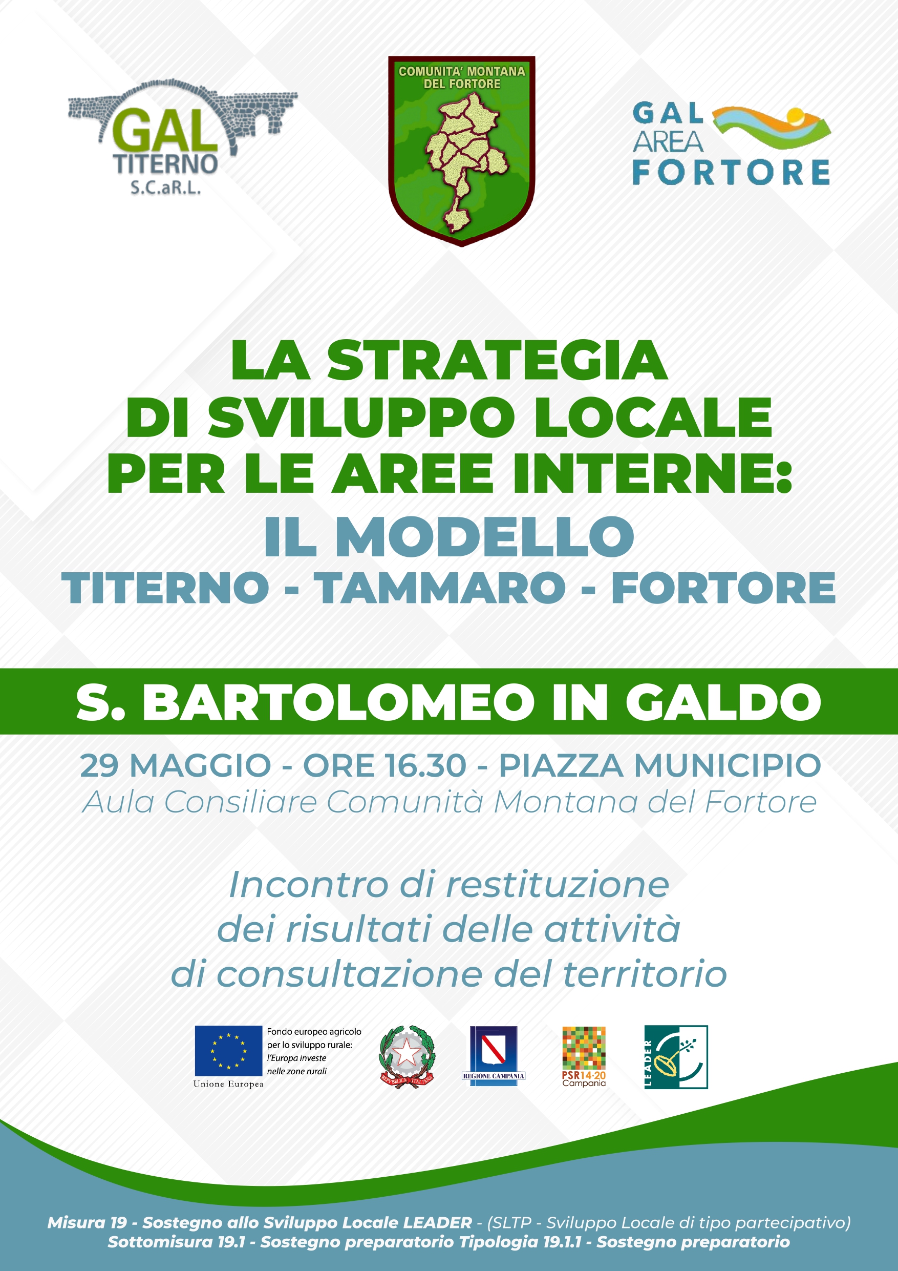 Strategia di sviluppo locale per le aree interne